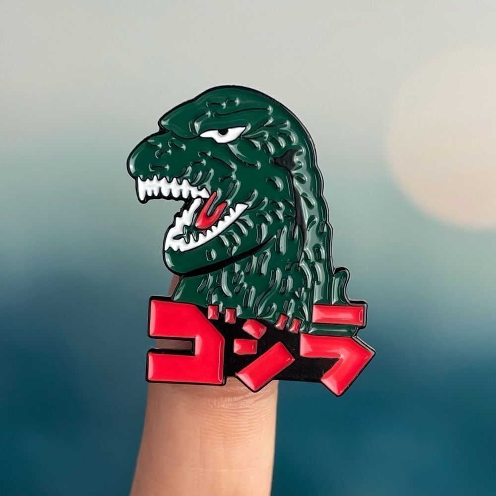 Godzilla Enamel Pin/ Brooch Lapel